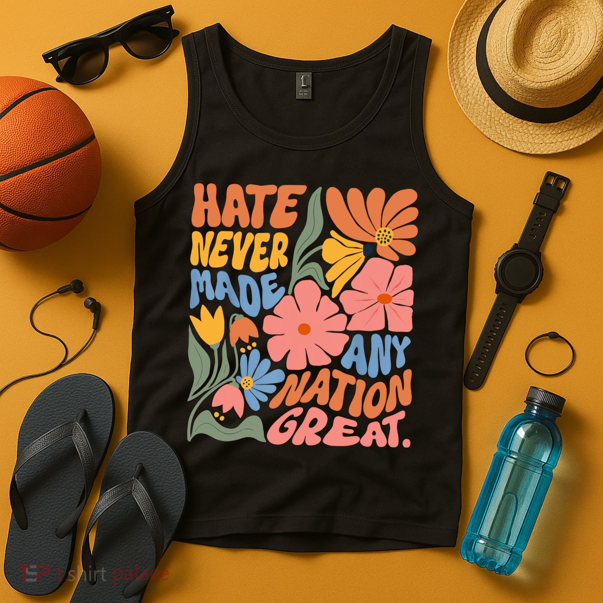 Hate Never Made Any Nation Great  Tank Top