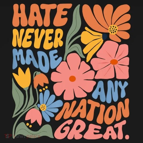 Hate Never Made Any Nation Great  Women's T-Shirt