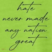 Hate Never Made Any Nation Great Adult Drive Performance Visor thumb 2