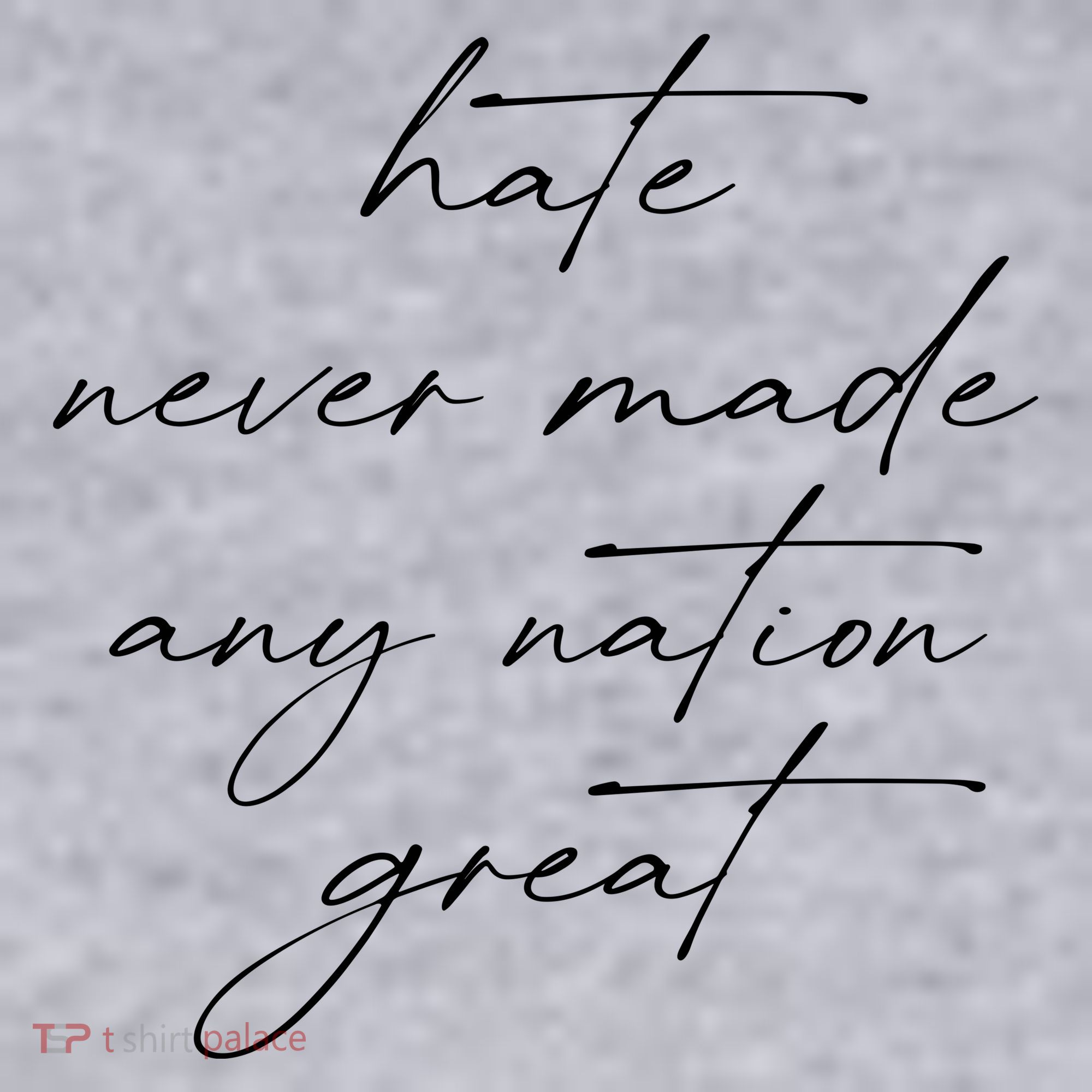 Hate Never Made Any Nation Great Women's Racerback Cropped Tank