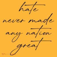 Hate Never Made Any Nation Great Sustainable Knit Beanie thumb 2