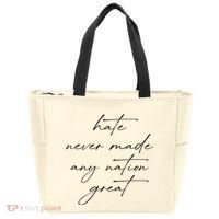 Hate Never Made Any Nation Great Tote Bag thumb 0