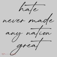 Hate Never Made Any Nation Great Performance Fleece Hoodie thumb 2