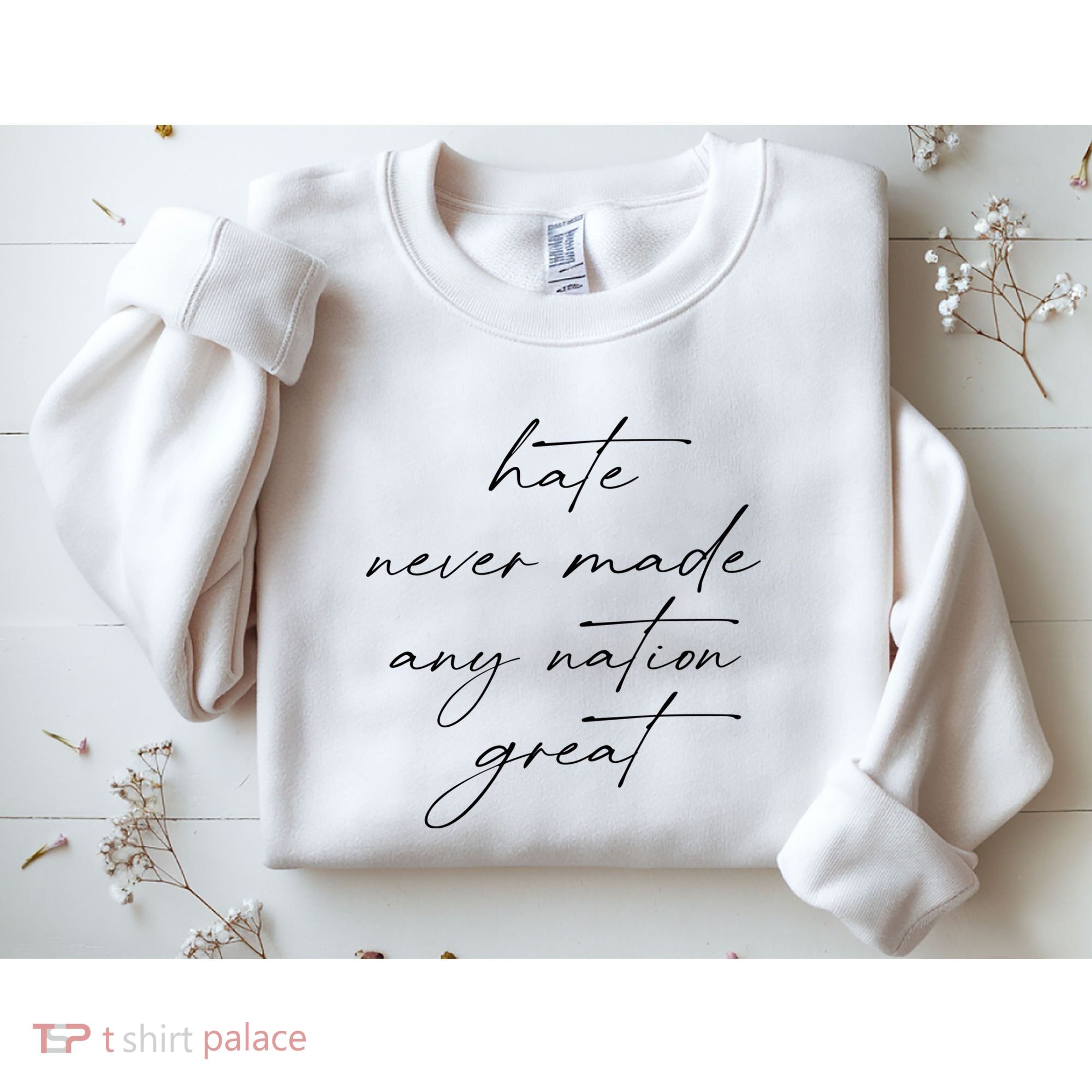Hate Never Made Any Nation Great Sweatshirt