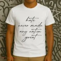 Hate Never Made Any Nation Great T-Shirt thumb 3