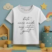 Hate Never Made Any Nation Great Toddler T-Shirt thumb 3