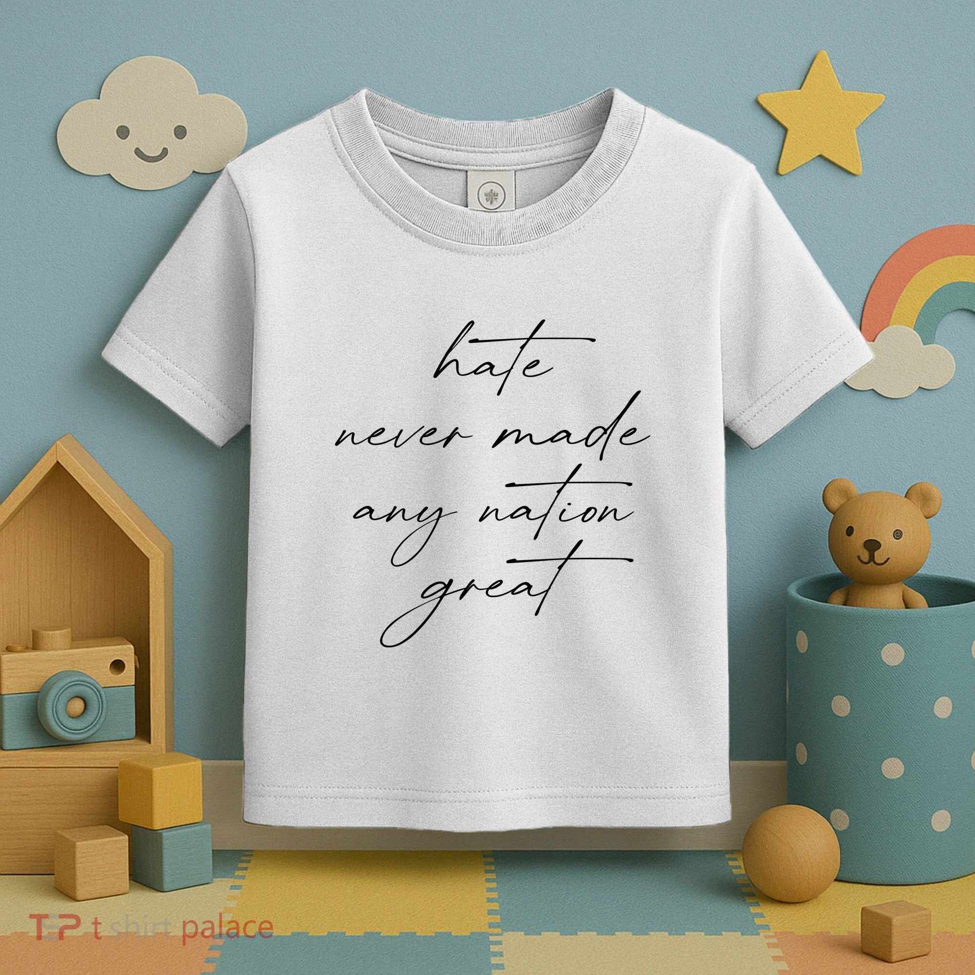 Hate Never Made Any Nation Great Toddler T-Shirt