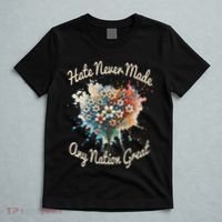 Hate Never Made Any Nation Great Funny Anti Trump 2025 T-Shirt thumb 5