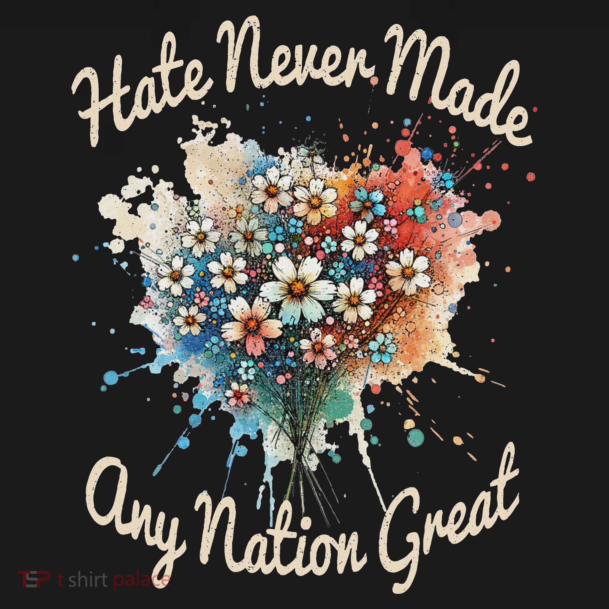 Hate Never Made Any Nation Great Funny Anti Trump 2025 Women's Hoodie