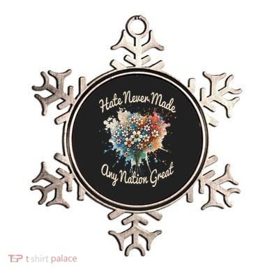 Hate Never Made Any Nation Great Funny Anti Trump 2025 Ornament