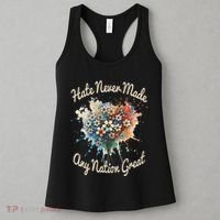 Hate Never Made Any Nation Great Funny Anti Trump 2025 Women's Tank Top thumb 3
