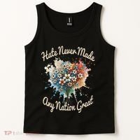 Hate Never Made Any Nation Great Funny Anti Trump 2025 Tank Top thumb 2