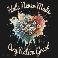 Hate Never Made Any Nation Great Funny Anti Trump 2025 Visor thumb 3