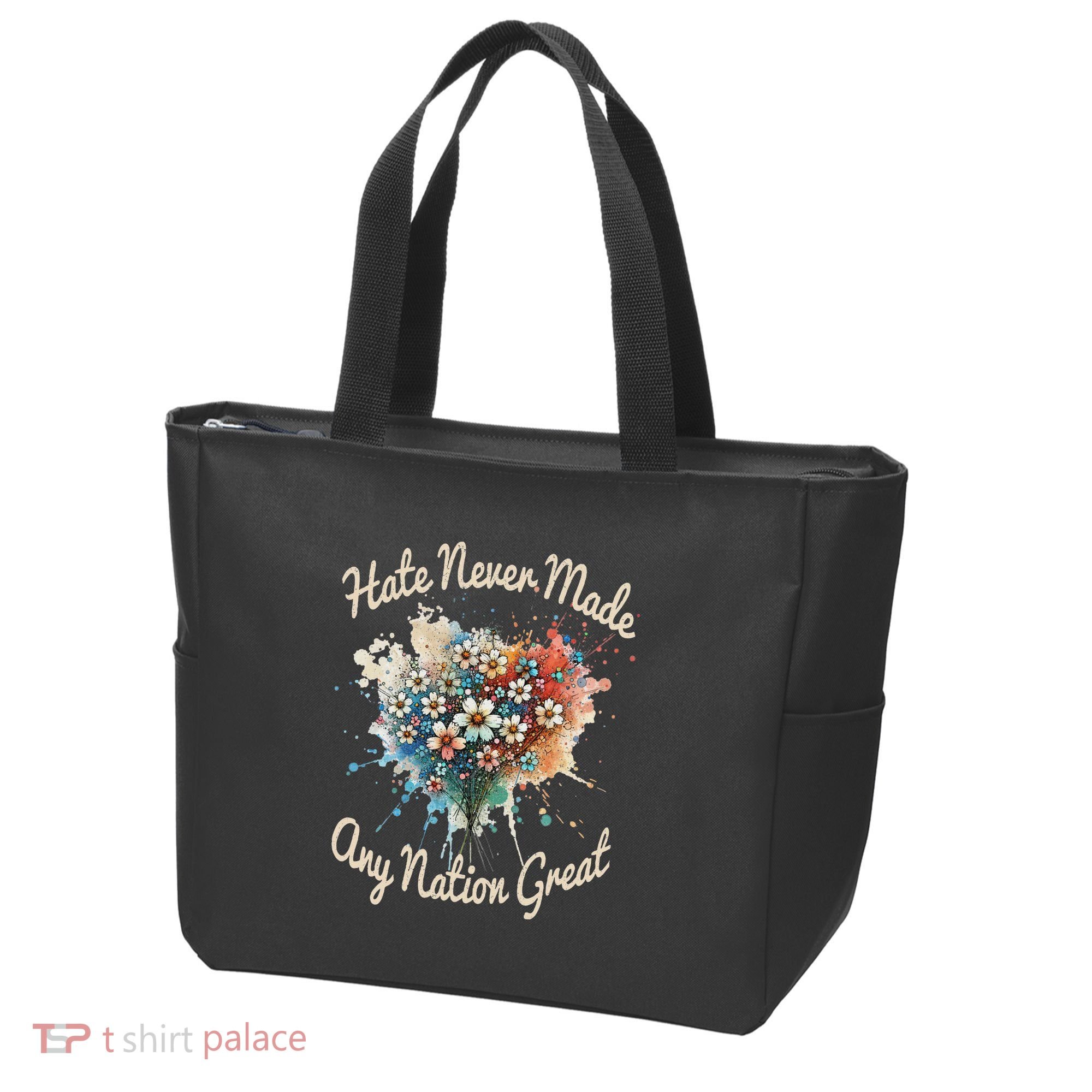 Hate Never Made Any Nation Great Funny Anti Trump 2025 Tote Bag