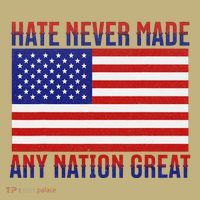 Hate Never Made Any Nation Great Usa Flag Long Sleeve Shirt thumb 2
