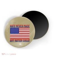 Hate Never Made Any Nation Great Usa Flag Magnet thumb 0