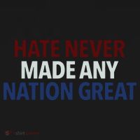 Hate Never Made Any Nation Great Racial Equality Apron thumb 3