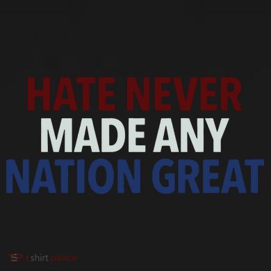 Hate Never Made Any Nation Great Racial Equality Ornament