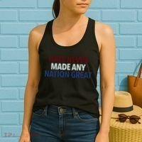 Hate Never Made Any Nation Great Racial Equality Women's Tank Top thumb 2