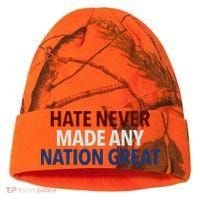 Hate Never Made Any Nation Great Racial Equality Kati Licensed 12" Camo Cuffed Beanie thumb 0