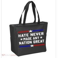 Hate Never Made Any Nation Great Tote Bag thumb 2