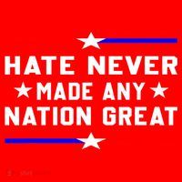 Hate Never Made Any Nation Great Santa Hat thumb 1