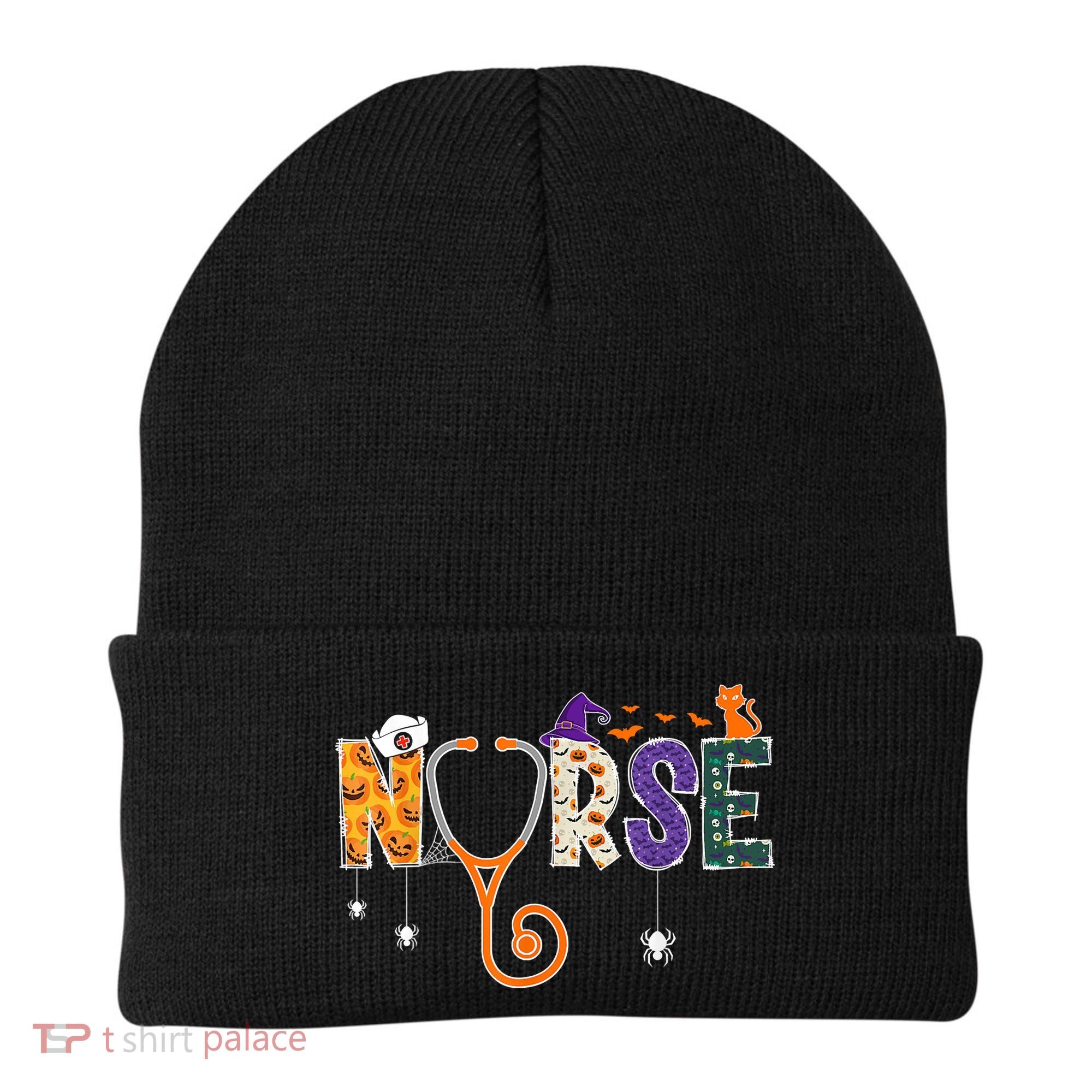 Halloween Nurse Nursing CNA RN LPN Halloween Cat Beanie