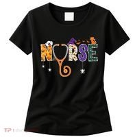 Halloween Nurse Nursing CNA RN LPN Halloween Cat Women's T-Shirt thumb 0
