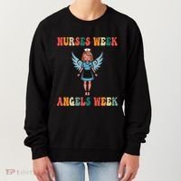 Happy National Nurses Week Funny NurseS Day Cute Cna Nurse Gift Women's Sweatshirt thumb 0