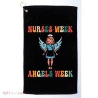 Happy National Nurses Week Funny NurseS Day Cute Cna Nurse Gift Golf Towel thumb 0