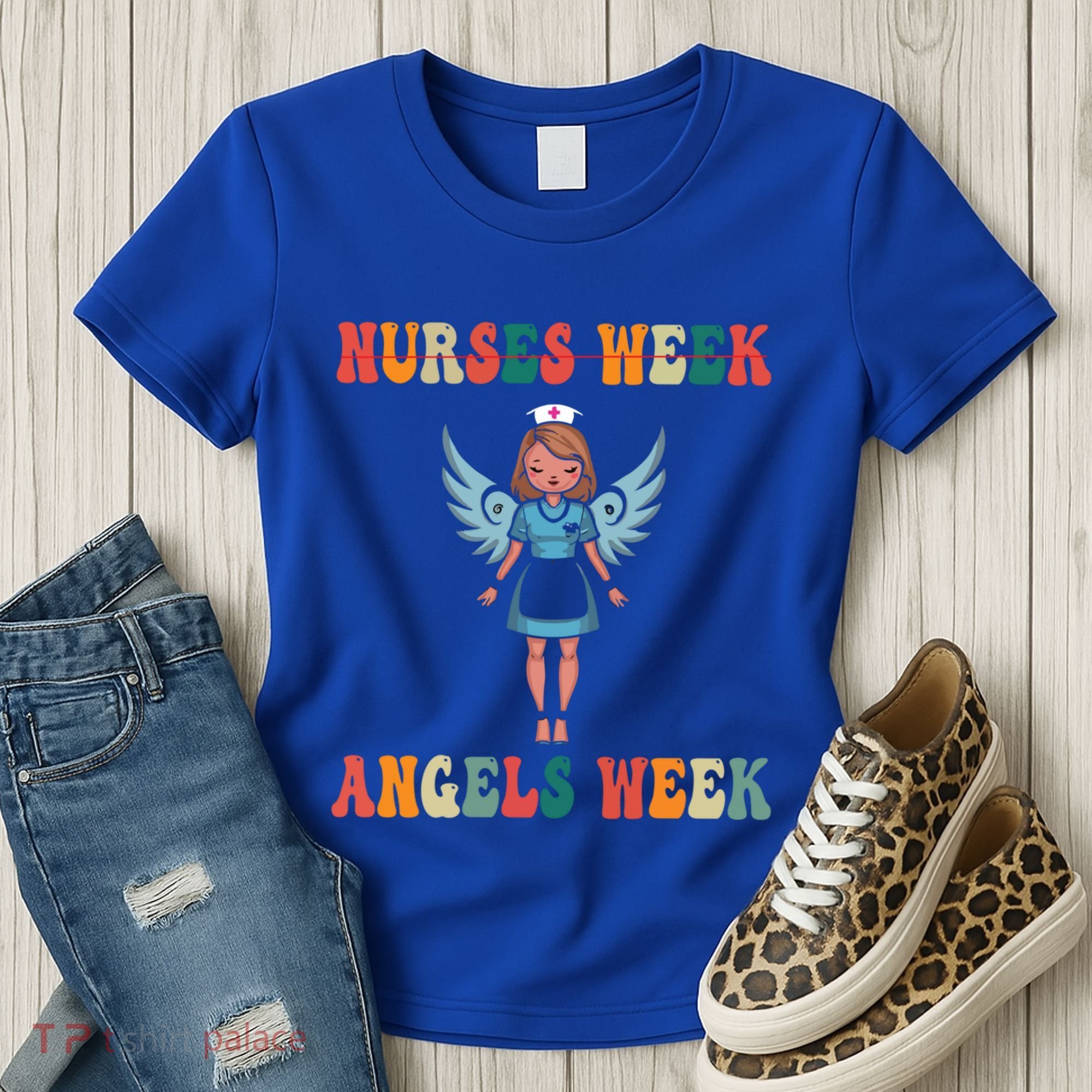 Happy National Nurses Week Funny NurseS Day Cute Cna Nurse Gift Women's T-Shirt