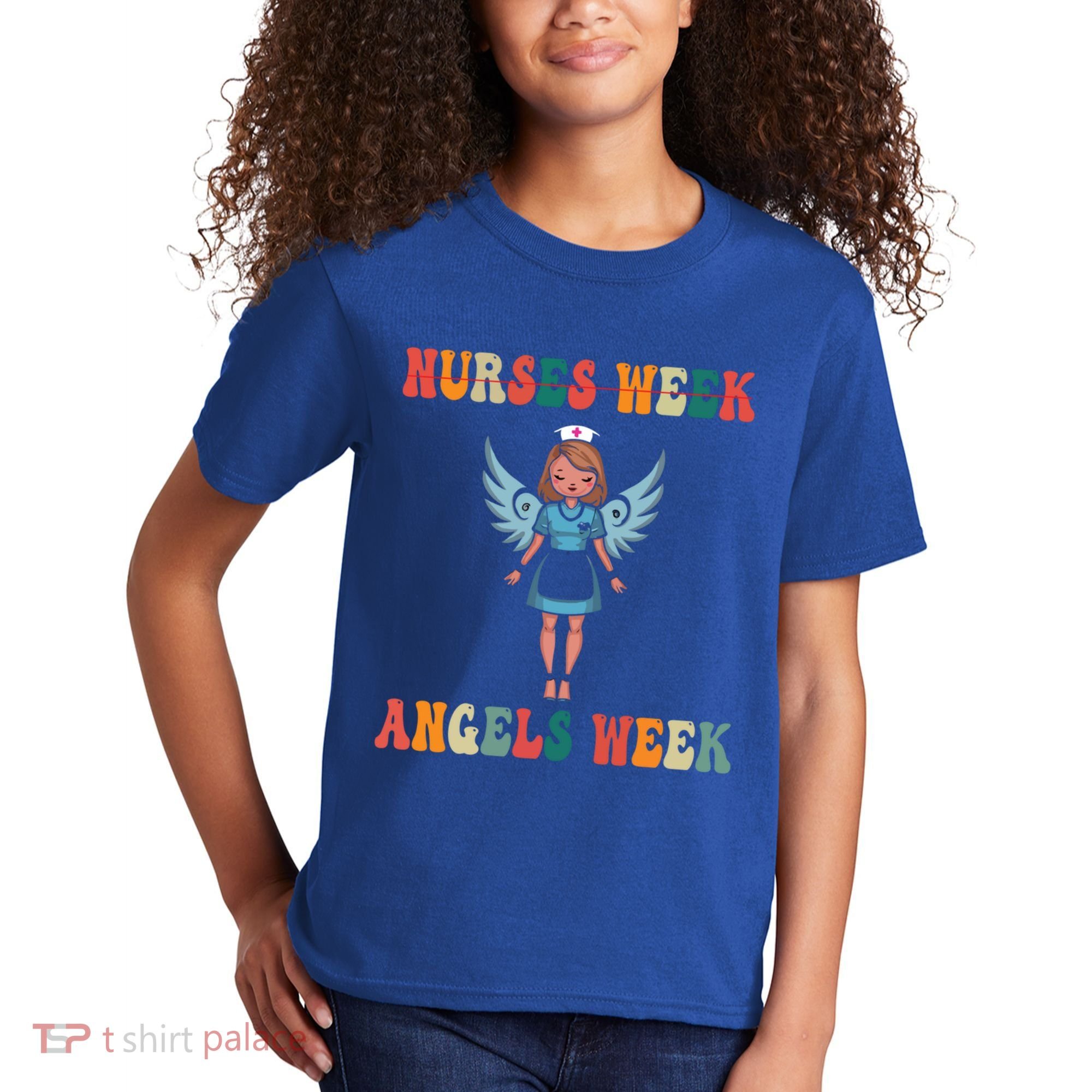 Happy National Nurses Week Funny NurseS Day Cute Cna Nurse Gift Kids T-Shirt
