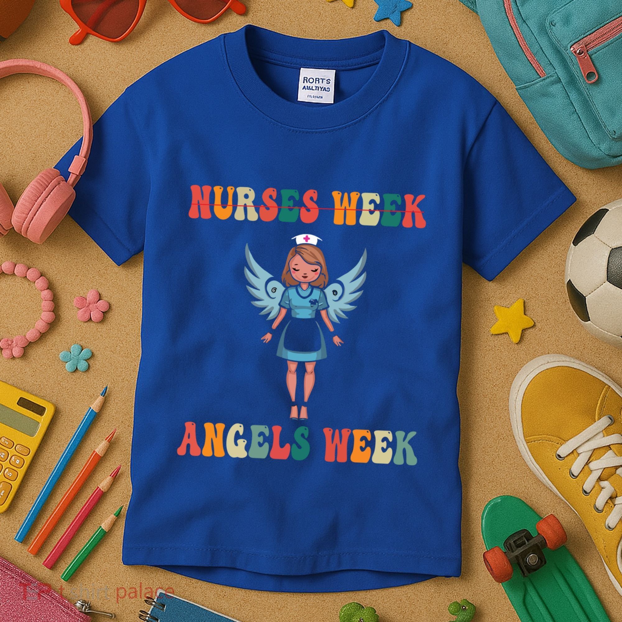 Happy National Nurses Week Funny NurseS Day Cute Cna Nurse Gift Kids T-Shirt