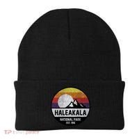 Haleakala National Park Retro Cool Gift Beanie thumb 0
