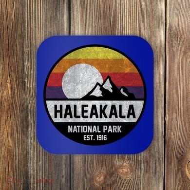 Haleakala National Park Retro Cool Gift Coaster