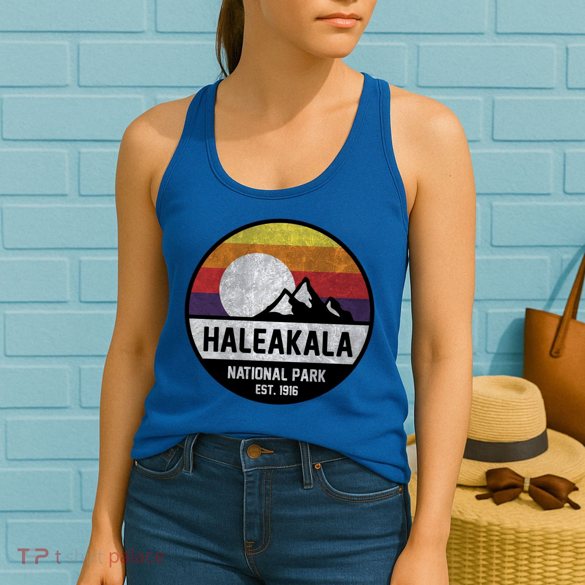 Haleakala National Park Retro Cool Gift Women's Tank Top