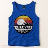 Haleakala National Park Retro Cool Gift Tank Top thumb 2