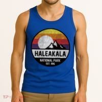 Haleakala National Park Retro Cool Gift Tank Top thumb 3