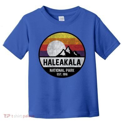 Haleakala National Park Retro Cool Gift Toddler T-Shirt