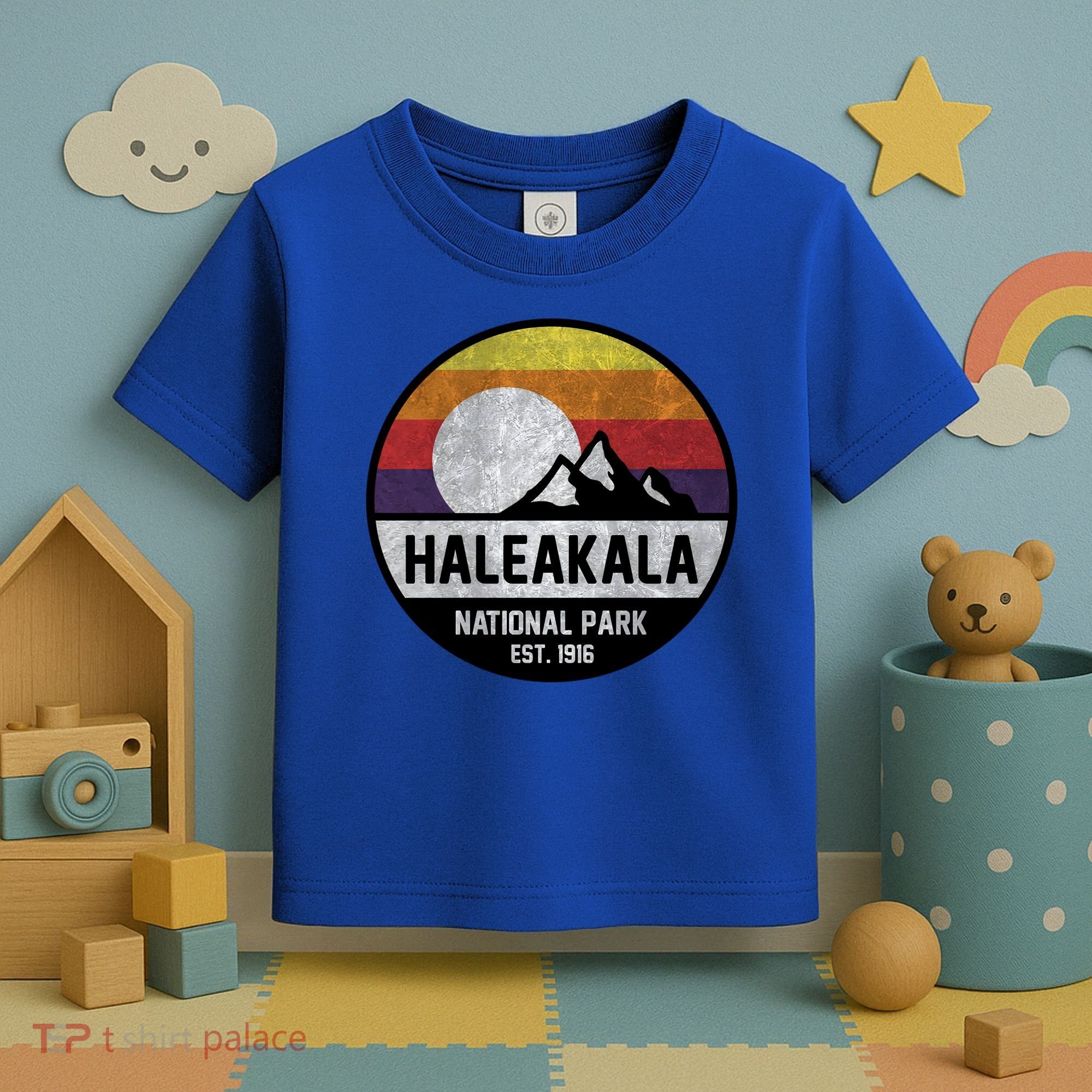 Haleakala National Park Retro Cool Gift Toddler T-Shirt