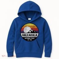 Haleakala National Park Retro Cool Gift Kids Hoodie thumb 0