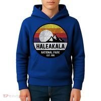 Haleakala National Park Retro Cool Gift Kids Hoodie thumb 4