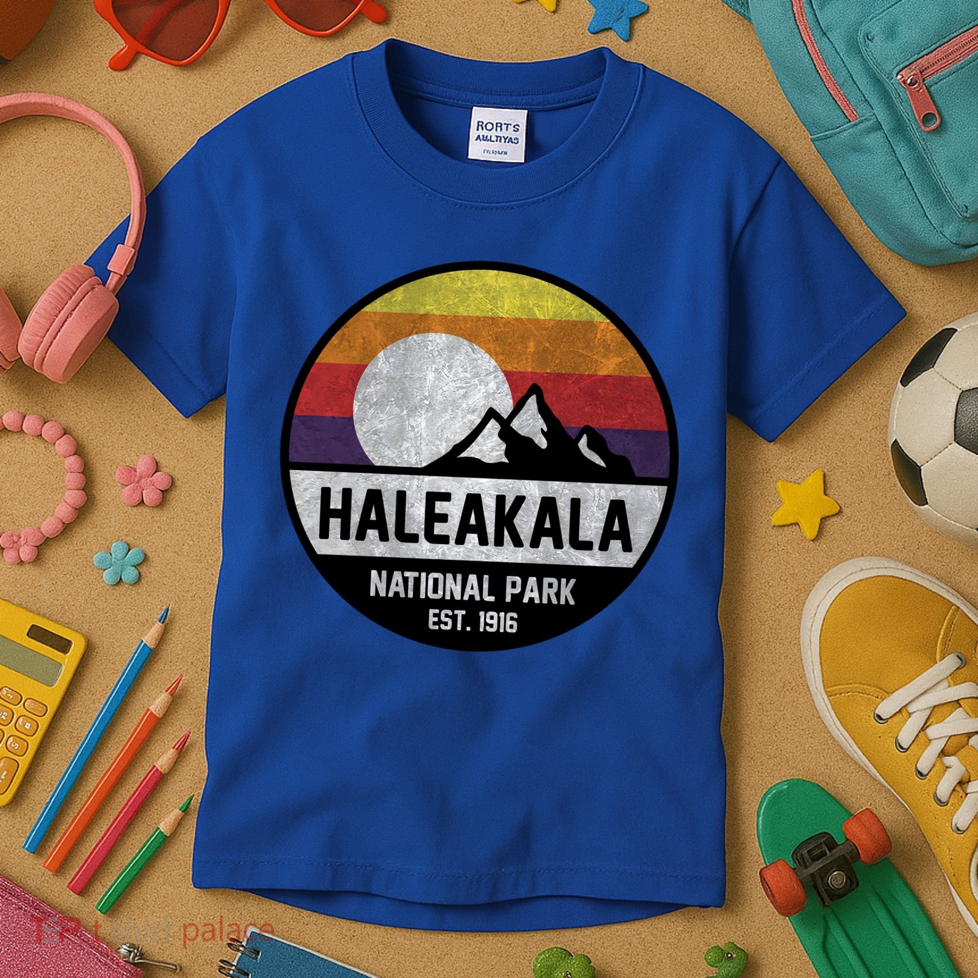 Haleakala National Park Retro Cool Gift Kids T-Shirt