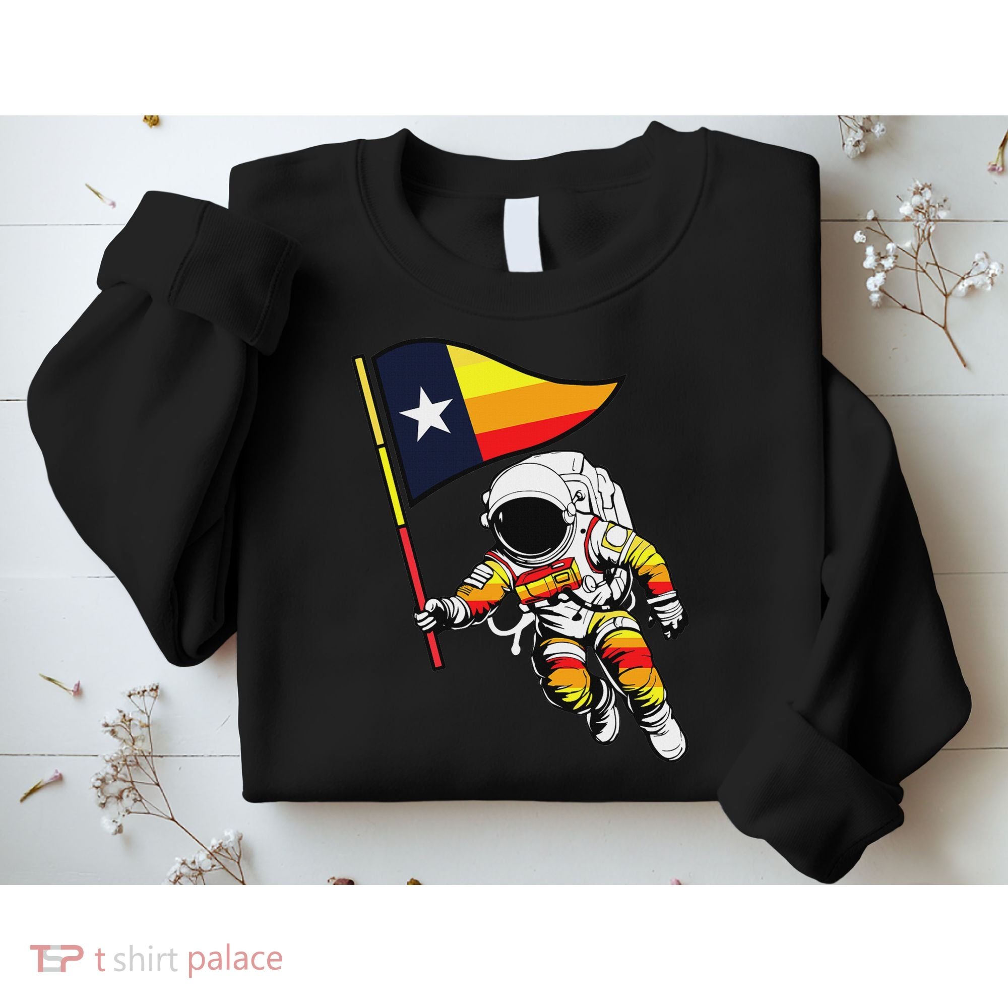 Houston Name Proud Classic Art Astronaut Sweatshirt