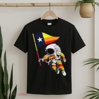 Houston Name Proud Classic Art Astronaut T-Shirt thumb 2