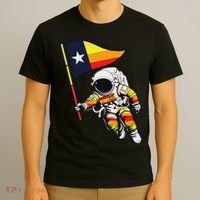 Houston Name Proud Classic Art Astronaut T-Shirt thumb 3