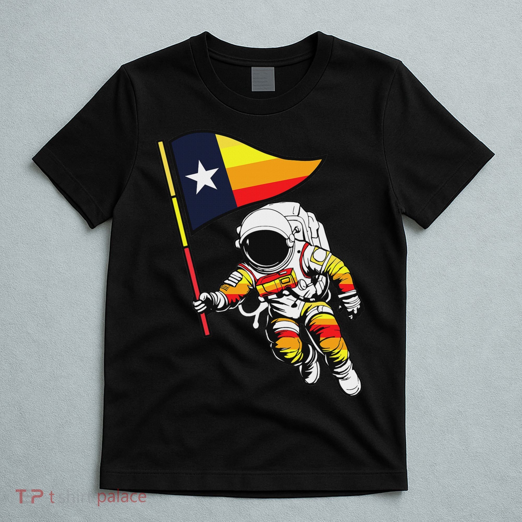 Houston Name Proud Classic Art Astronaut T-Shirt
