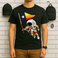 Houston Name Proud Classic Art Astronaut T-Shirt thumb 6