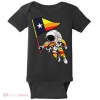 Houston Name Proud Classic Art Astronaut Baby Bodysuit thumb 0
