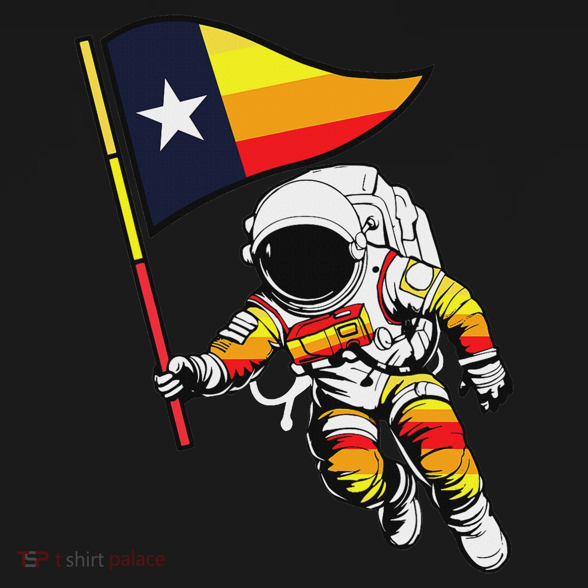 Houston Name Proud Classic Art Astronaut Baby Bodysuit